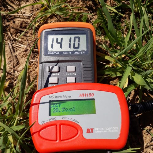 mjerenje vlažnosti tla i insolacije